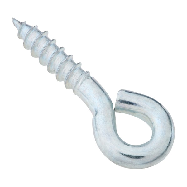 National Hardware 1-15/16 in. L Zinc-Plated Steel Screw Eye 95 lb. cap. 4 pk N118-190 - main